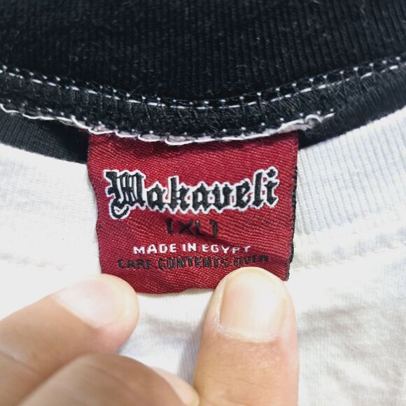 Tupac Shakur Rap Tee Makaveli Branded Against All Odds T-Shirt Sz XL READ - Picture 11 of 16